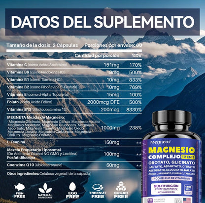 Megneta Magnesio Complex 12 en 1